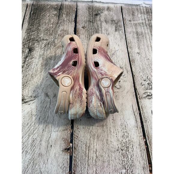 CROCS Unisex Toddler Baya Marbled Clogs / Size: C6 - Picture 4 of 9